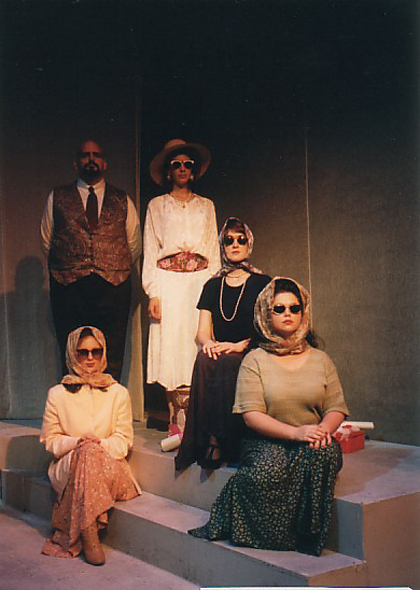 Alexa Eldred as Katherine, Kurt Engstrom as Boyet
	Ingrid Weiner as the Princess of France, Julie Smith as Rosaline, Amy Loughead as Maria