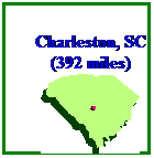 Text Box: Charleston, SC
(392 miles)

