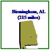 Text Box: Birmingham, AL
(215 miles)

